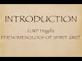 INTRODUCTION - Hegel's Phenomenology of Spirit