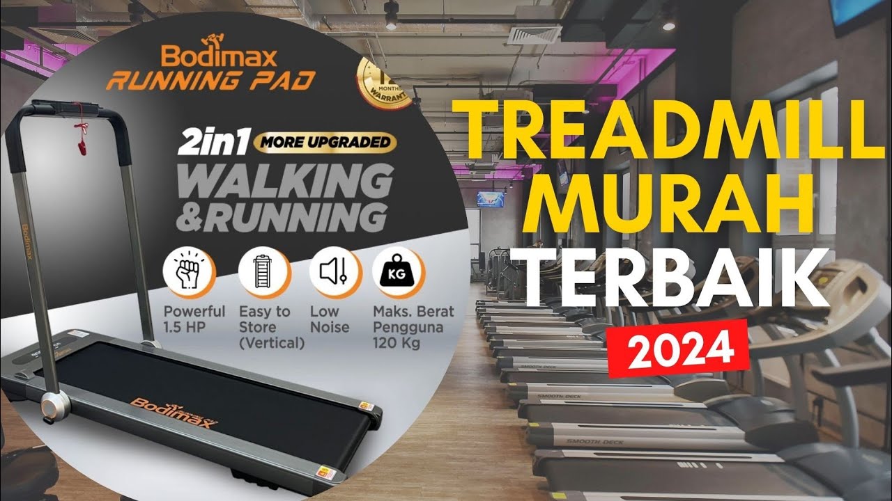 5 Rekomendasi Treadmill Terbaik 2024 harga mulai 1 jutaan