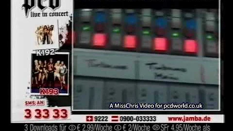 Pussycat Dolls - Making of  'Sway' (Music Video) & 'PCD' Album (Jamba TV - Clip 2)