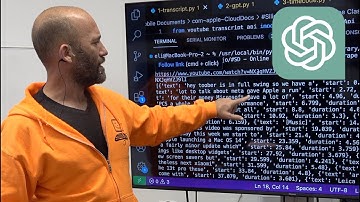 Scraping YouTube with OpenAI API (Python, ChatGPT, YouTube Transcript API)