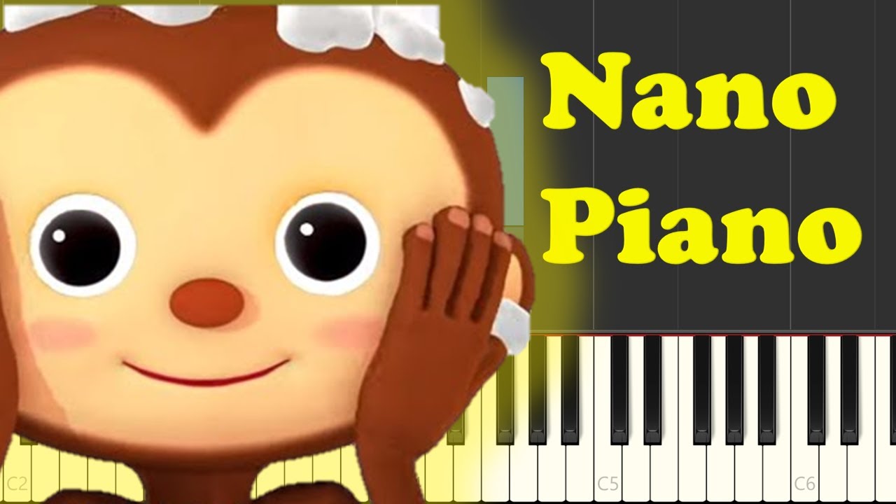 👶🎹 Little Baby Bum – Bath Song | Nano Piano Tutorial