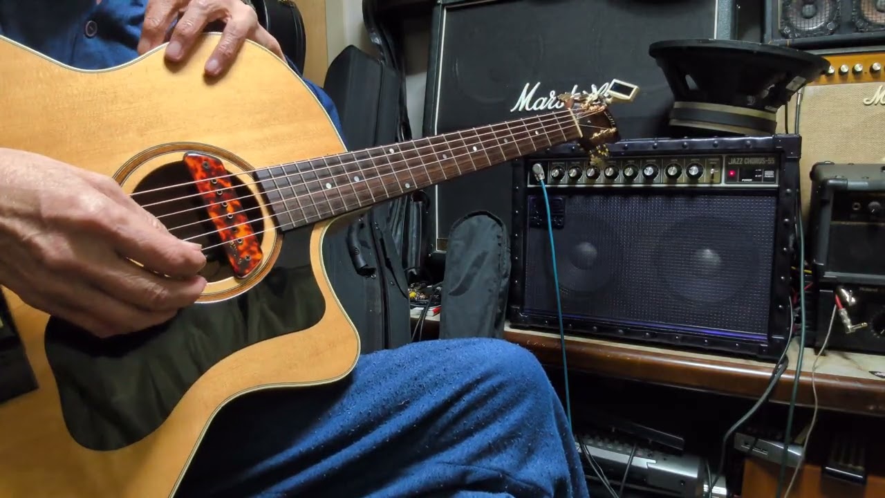 GUILD　AF50  2系統出力　Presys blend・DIMARZIO DP230 The Angel Passive他等アンプ音