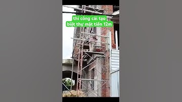 Tiến độ thi công biệt thự mái Nhật tân cổ điển 3 tầng mặt tiền 12m #biệtthựtâncổđiển  #nhadep