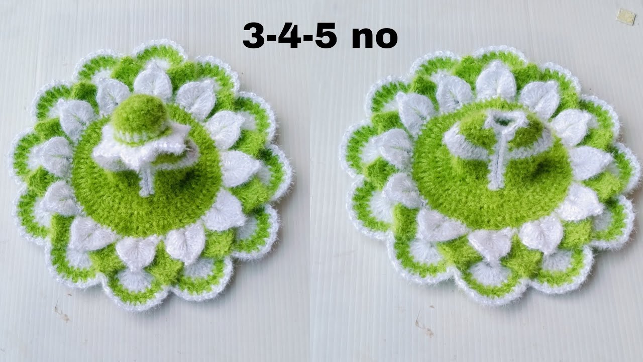 3,4,5 No Laddu Gopal ki Crochet Woollen Dress/Crochet 👗 For Kanhaji  लड्डू गोपाल की ऊनी पोशाक