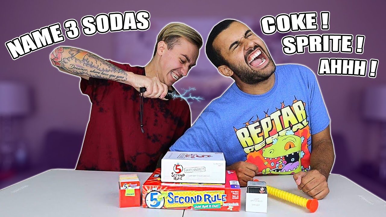 EXTREME!! GAME OF 5 SECOND RULE!! CHALLENGE!! LOSER GETS TASED 2!!  MATT RETURNS!! 😱