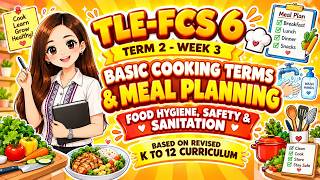 TLE - FCS 6 - TERM 2 - WEEK 3 CREATE A MEAL PLAN