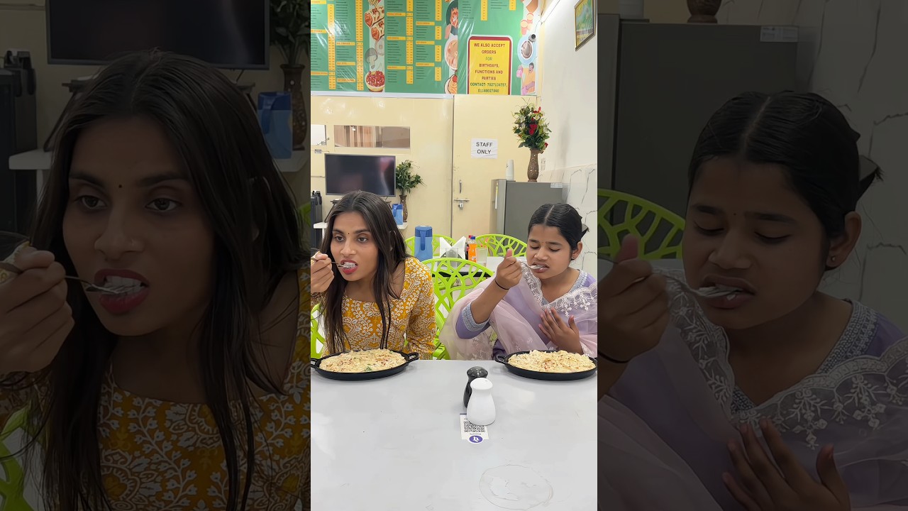 Fast food challenge 2 girls || #shorts #food #eating #foodie #eatingchallenge