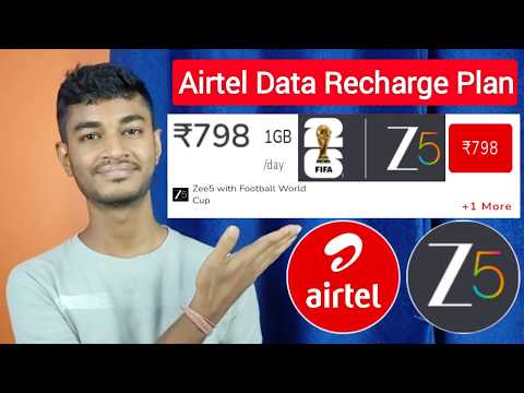 Airtel Recharge Plan Rs.798 with ZEE5 Subscription | FIFA WORLD CUP 2026