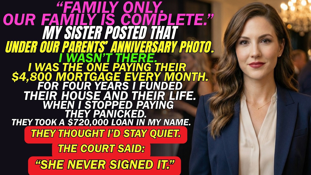 My Parents Erased Me From Their Anniversary — But They Forgot One Thing