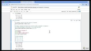 Solution to List 3 of Exercises on Python Programming - Part 3/4