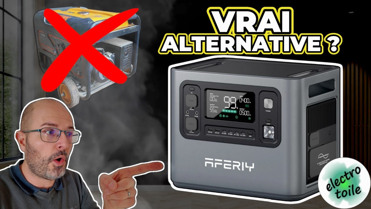Cette station PEUT remplacer un groupe électrogène ? Test réel de l’AFERIY P280 ⚡