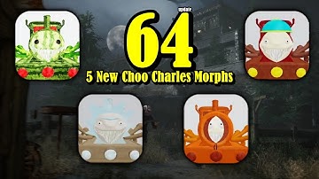 Update 64 | How to get ALL 4 New CHOO CHOO CHARLES Morphs! [ Roblox ]
