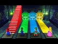 Mario Party 10 Minigames - Luigi Vs Mario Vs Yoshi Vs Peach (Master Difficulty)