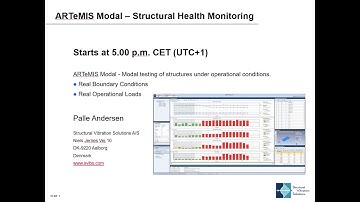 Webinar on Structural Health Monitoring (SHM) using ARTeMIS Modal (February 2022)