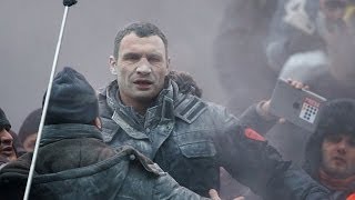 Пыл Кличко Был Остужен Из Огнетушителя. 2014