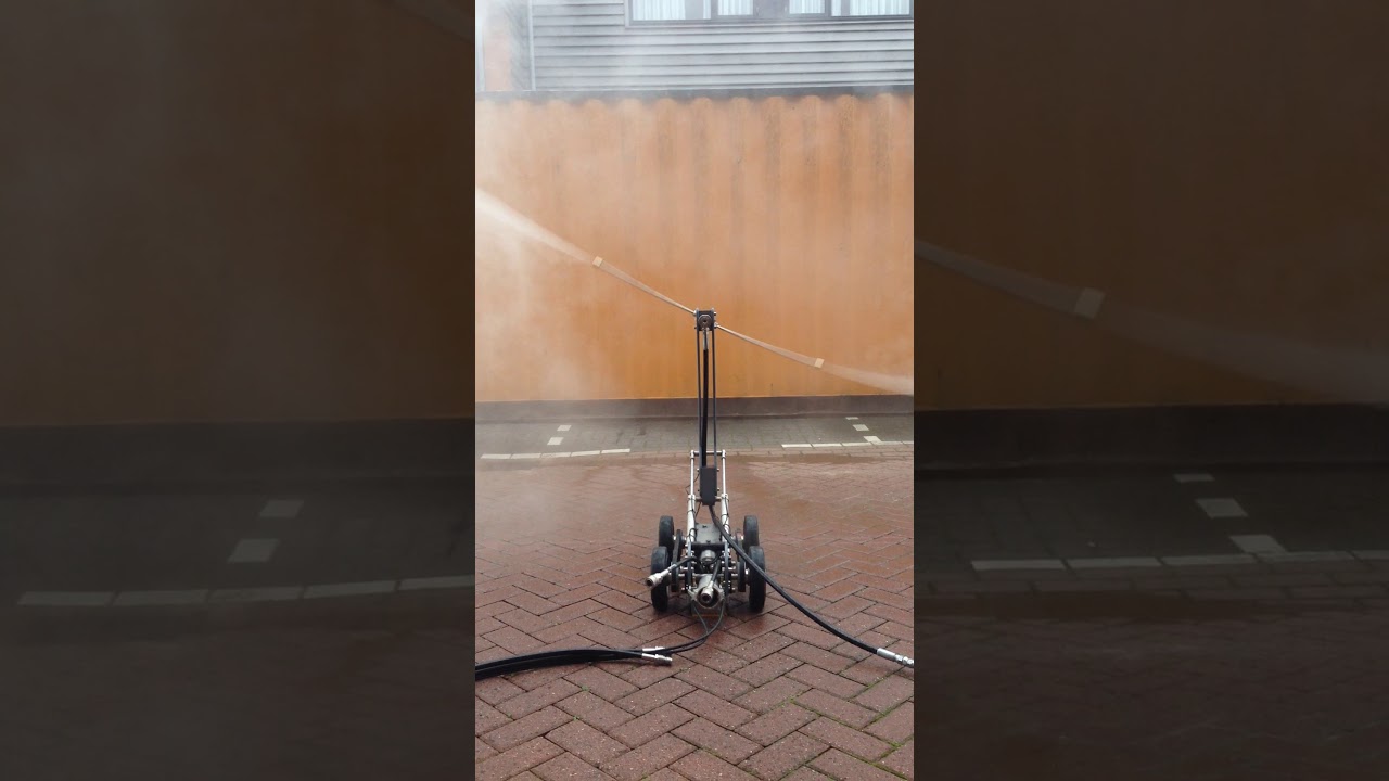 TWK300 Large Diameter Pipe and Tank Cleaning - Rotating lances