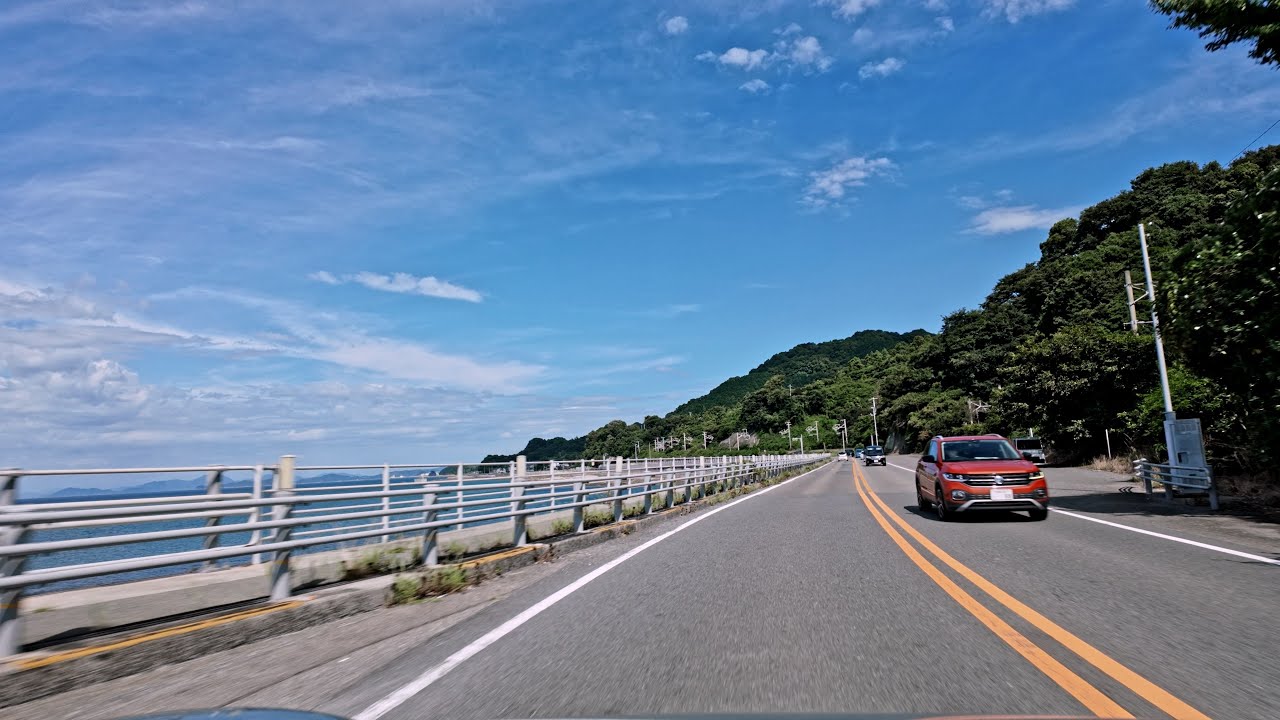 【松山市･今治市･西条市】高縄半島海岸側半周路／国道196号 65.8km全線[倍速](2025.9.7)(解説作成中)