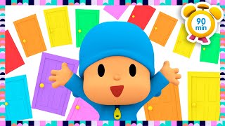 🚪 POCOYO in ENGLISH - Who's At the Door? [90 min]  Full Episodes |VIDEOS and CARTOONS for KIDS