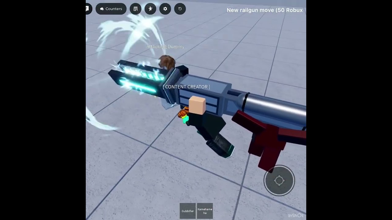 New railgun move in dummy  counter your friends