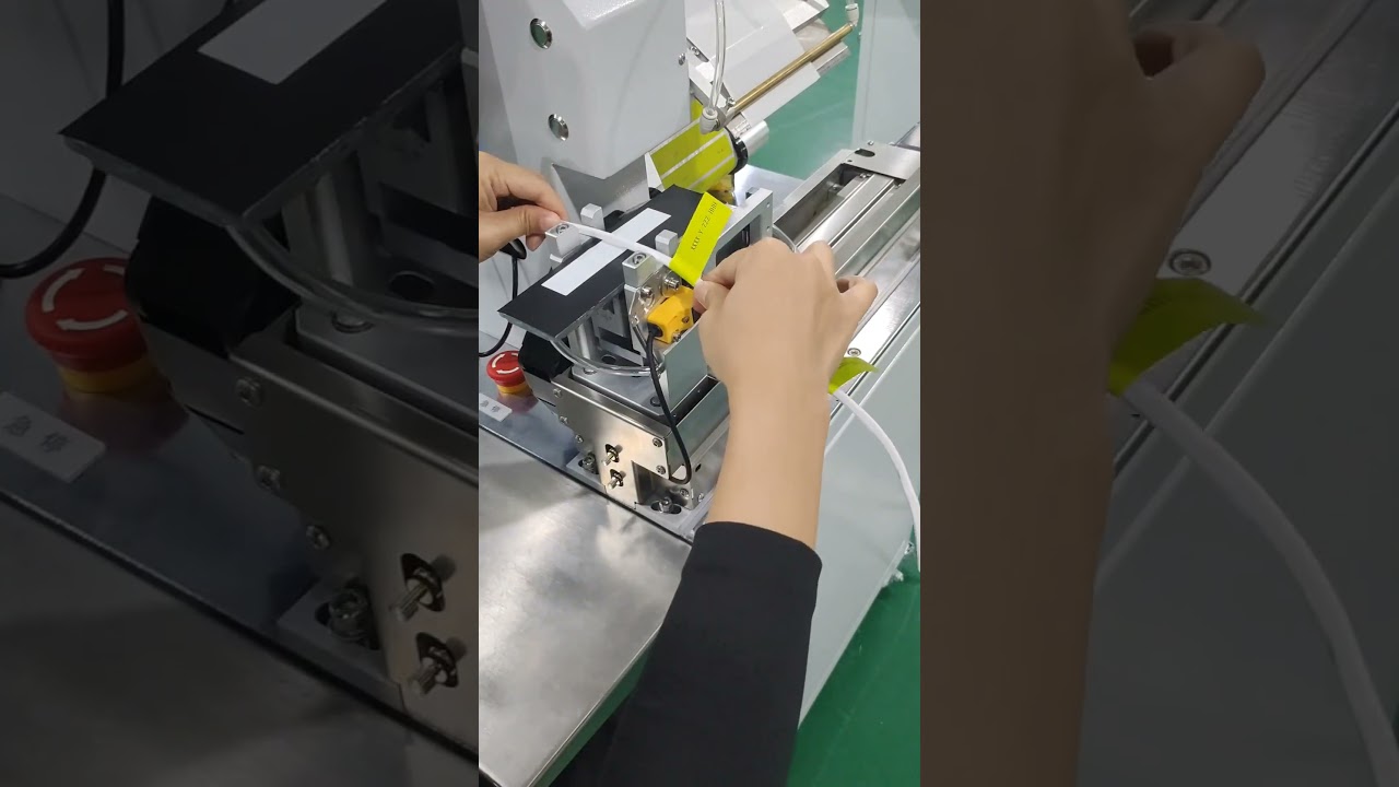 Wire tagging machine including printing system