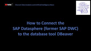 Connect SAP Datasphere to the universal database tool DBeaver