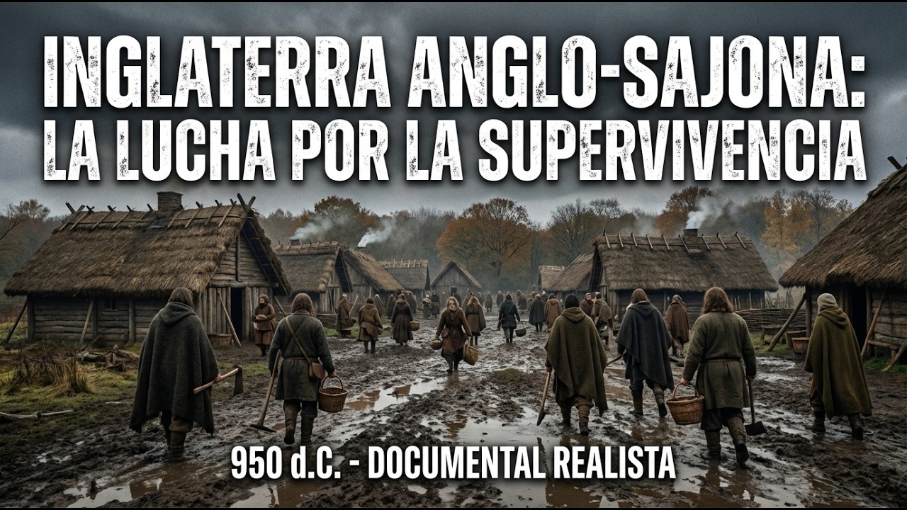 Cómo vivían en una casa sajona en 950 d.C. | Vida real en la Inglaterra anglosajona