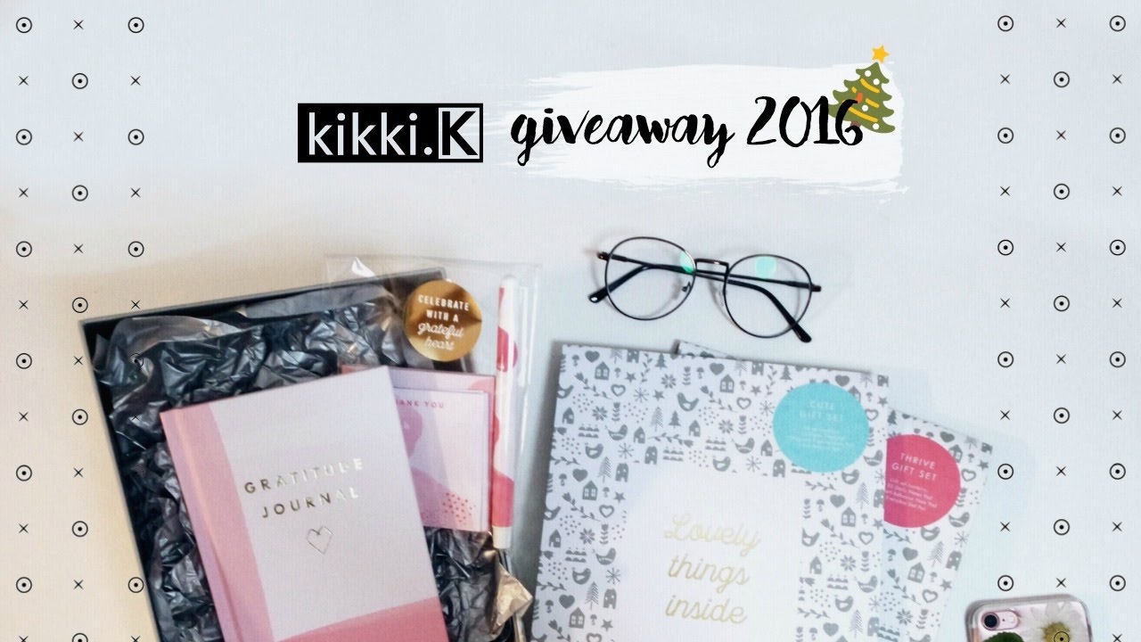 2016聖誕抽獎giveaway活動 (kikki.k文具) || MISHELL