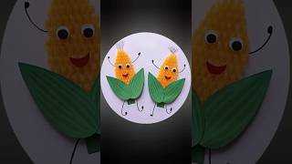Fruit Foam Net Craft Ideas | Corn Craft Easy Tutorial #diy