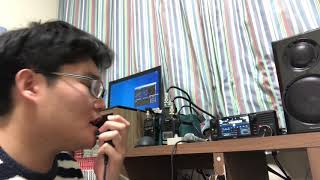 JK2XXK局とリニア衛星RS-44で交信！