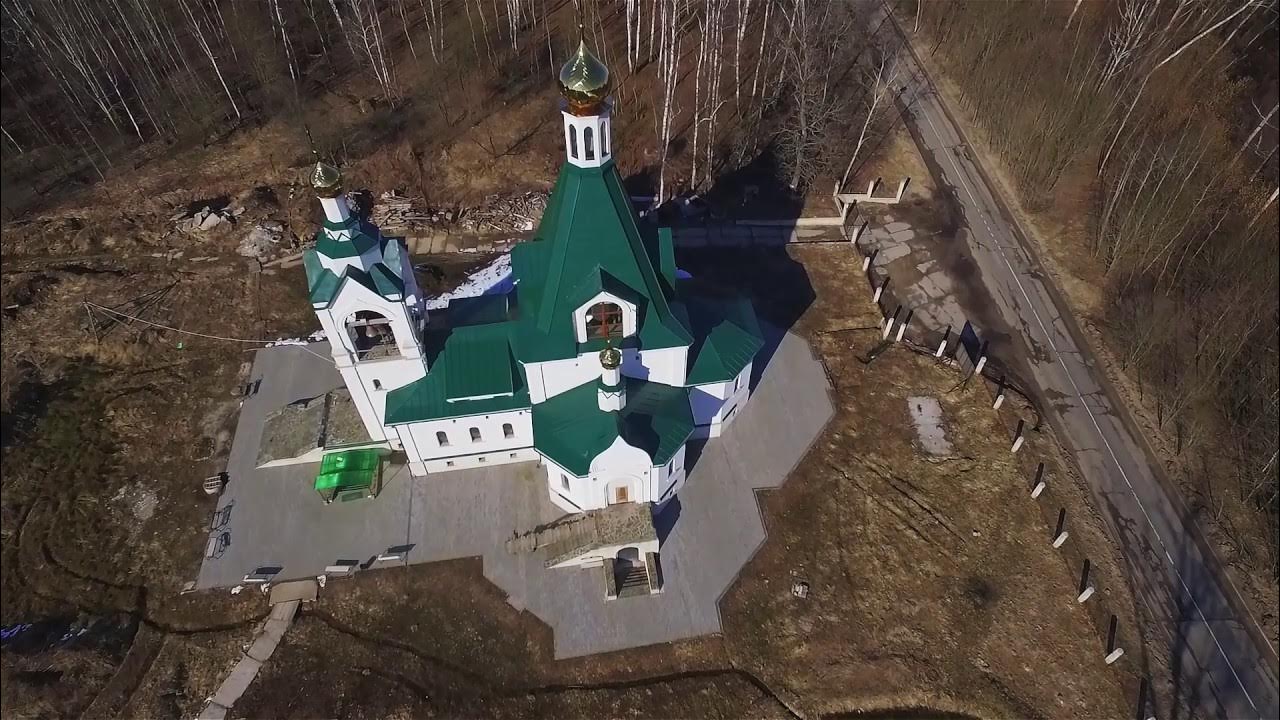 Церковь с квадрокоптера