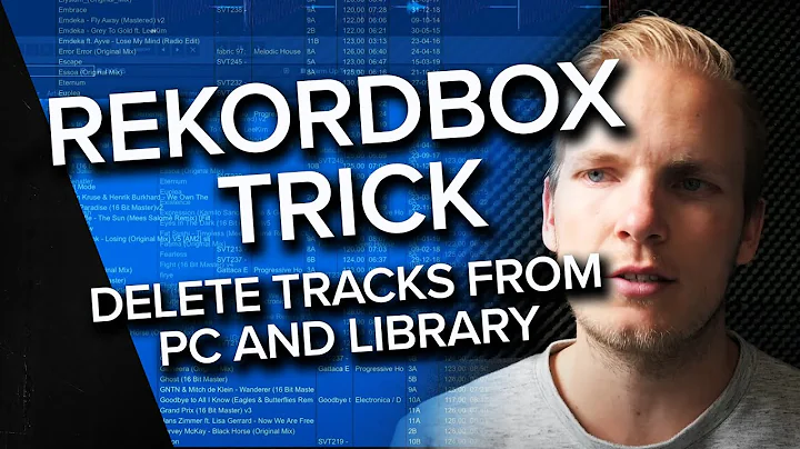 Rekordbox Trick: Delete Tracks From Computer and Library
