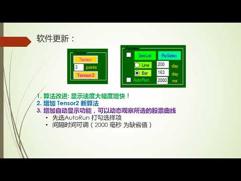 artificial intelligence analysis and machine learning on giant stock data 巨量股票數據的人工智能分析和機器學習: 软件更新