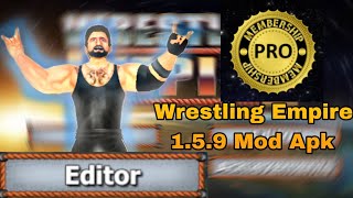 Wrestling empire 1.6.4 mod apk //Mdickie // Hamza jrc screenshot 2