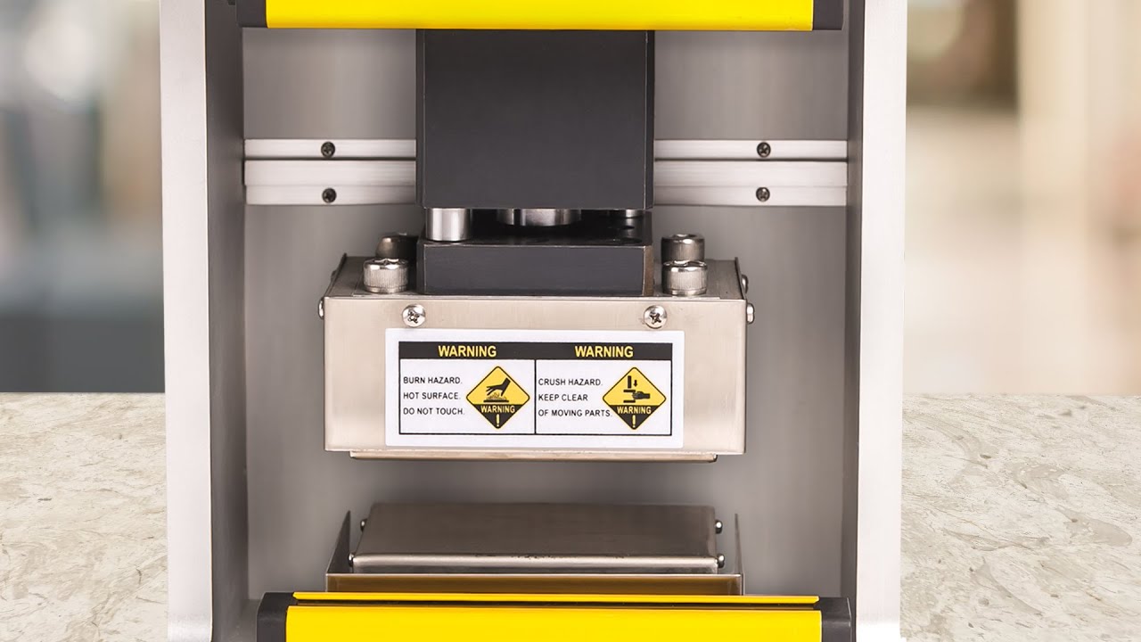 Dulytek DE10K Heat Press Ram Movements and Pressure Meter