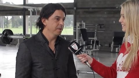 Marcelo Gallardo, en la previa de su primer superclásico como DT
