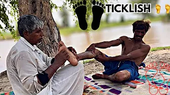 ASMR WORLDS TICKLISH FEET MASSAGE FOR RELAX | LEG CARE THERAPY FOR PAIN RELIEF | FOOT REFLEXOLOGY