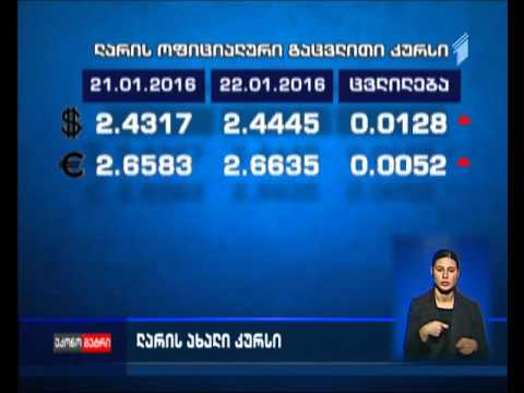 ლარი 1 თეთრით გაუფასურდა