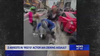 2 arrested for brawl with actor Ian Ziering on Hollywood Boulevard