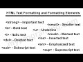 Lecture # 4 | HTML Style &amp; Formatting Explained | Bold, Italic, Colors &amp; Text Styling