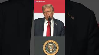 President Trump addressing the military's top leaders in Virginia on Tuesday. #trump #military