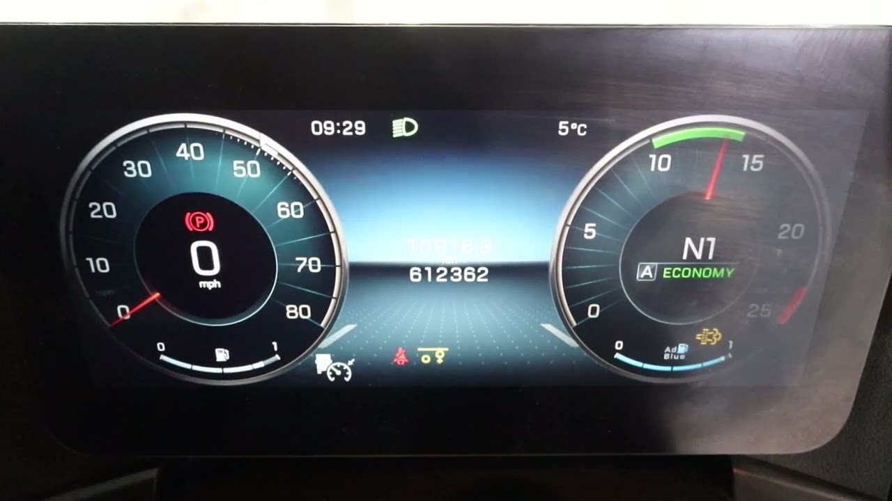 12143 YH70YFS Mercedes Benz Actros 2548 Tractor Units Truck Engine Start