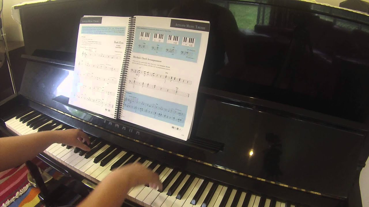 Dark Eyes Adult Piano Adventures all-in-one lesson book 2