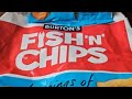 Crisplife - Burtons Fish and Chips crisp review
