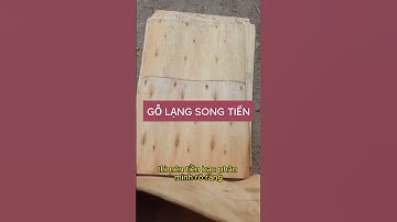 Dán cạnh gỗ mdf, gỗ song tiến #shorts