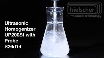 Ultrasonication to Speed Up Dissolving Processes