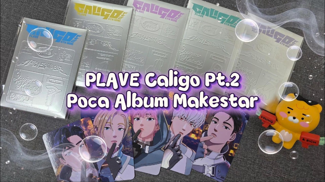 PLAVE Caligo Pt.2 4th Mini Album Poca Version Kpop Album Unboxing