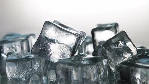 Ice Cubes For Drinks Stock Video