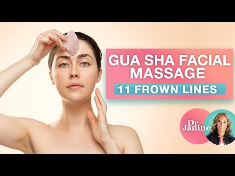 Gua Sha Facial Massage for 11 Frown Lines | Dr. J9 Live
