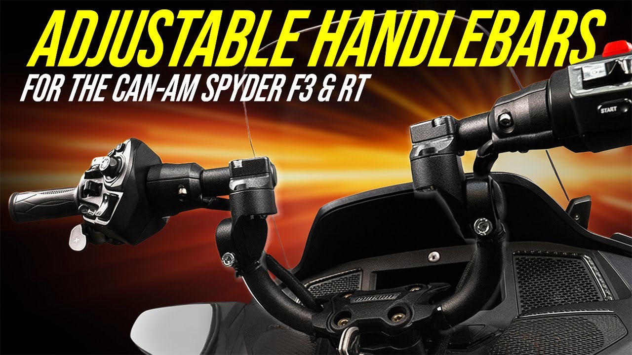 HeliBars Horizon HSTX Adjustable Handlebars for the Can-Am Spyder