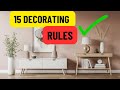 🏡✨ Fifteen decorating rules that will change your life ✨🏡